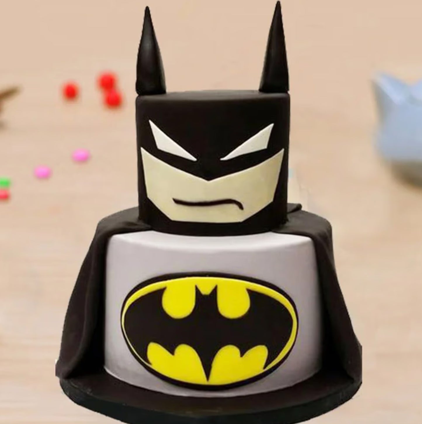 Batman Fondant Cake