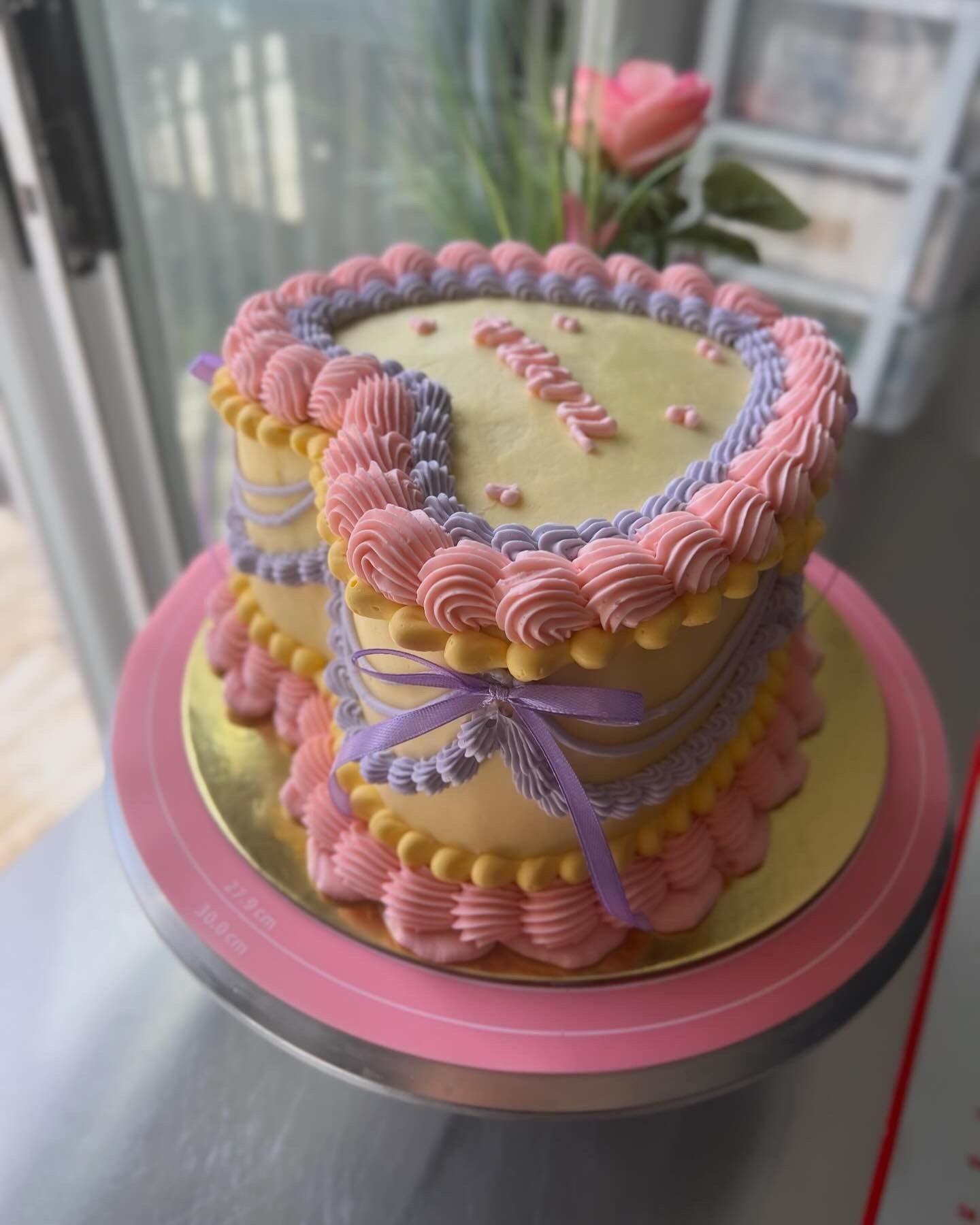 Vintage Heart Cake (#34)