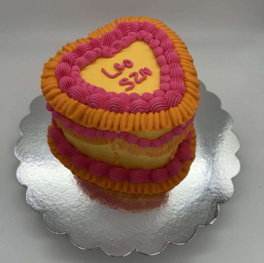 Vintage Heart Cake (#5)