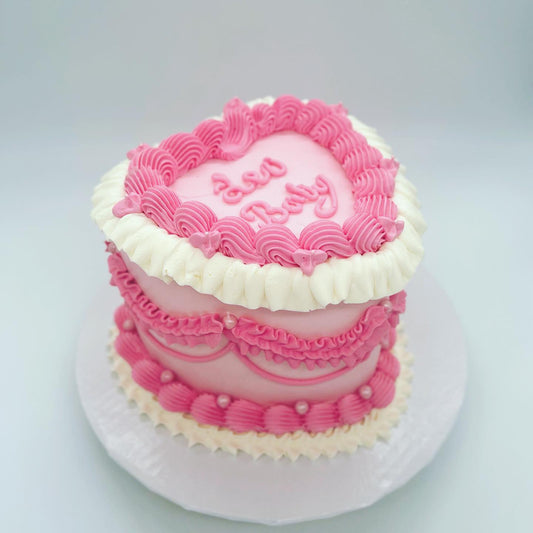 Vintage Heart Cake (#7)