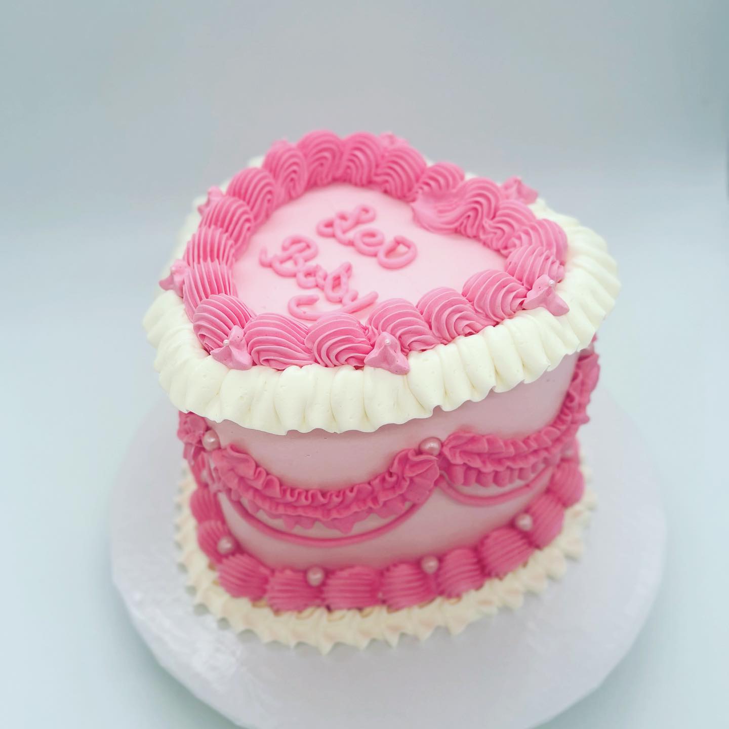 Vintage Heart Cake (#7)