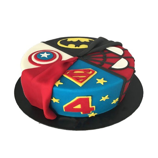Fondant Superhero’s Cake