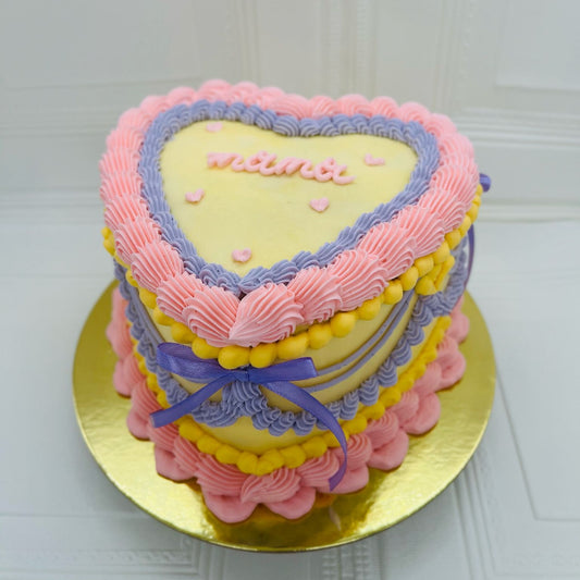 Vintage Heart Cake (#34)