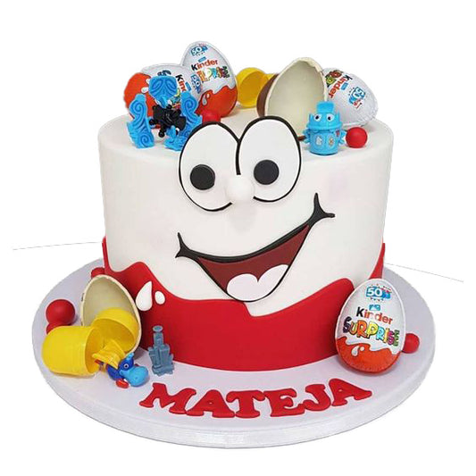 Kinder Surprise Cake