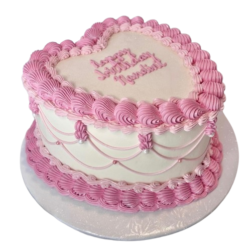 Vintage Heart Cake (#21)