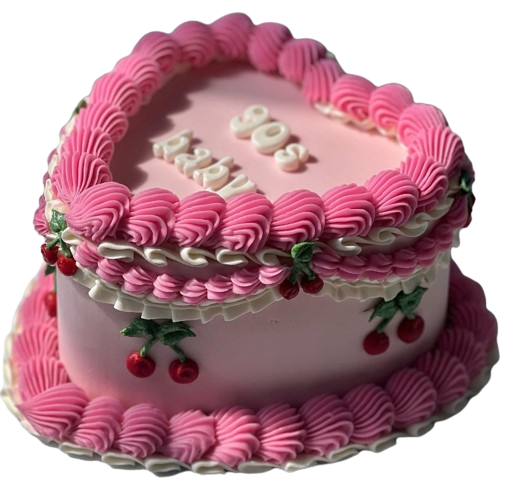 Vintage Heart Cake (#29)