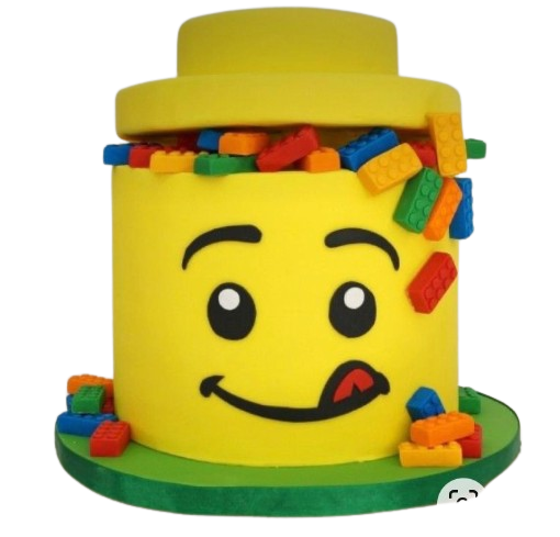 lego cake 6