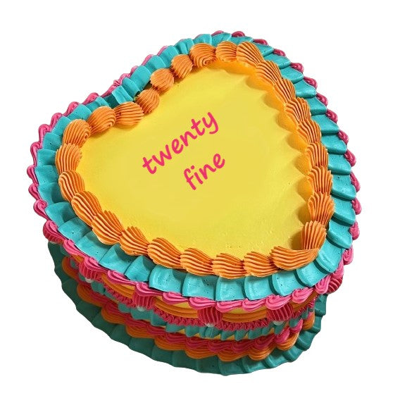 Vintage Heart Cake (#31)