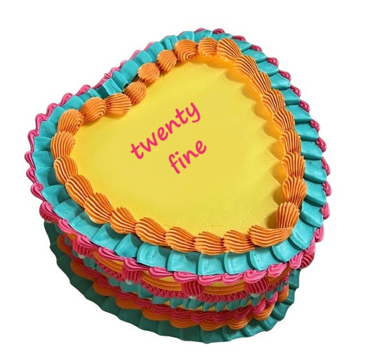 Vintage Heart Cake (#31)