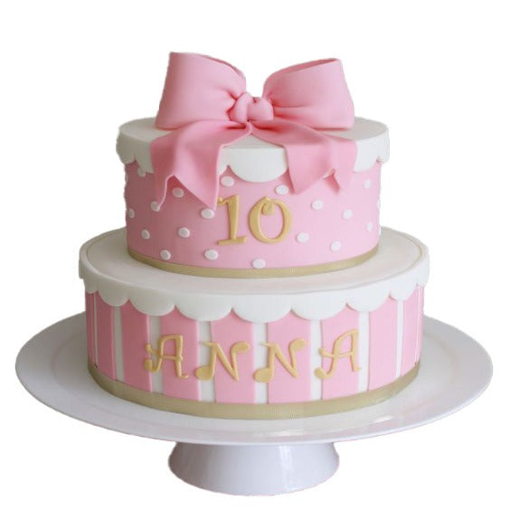 Fondant Gift Box  Cake