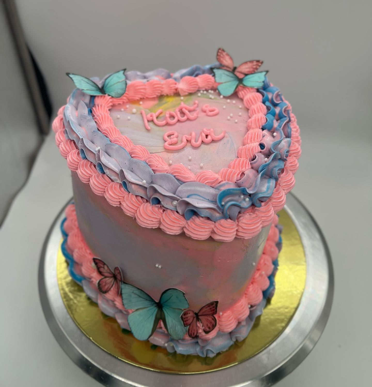 Vintage Heart Cake (#15)