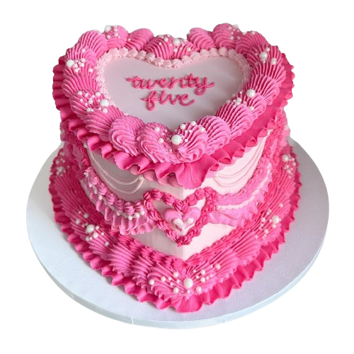 Vintage Heart Cake (#22)