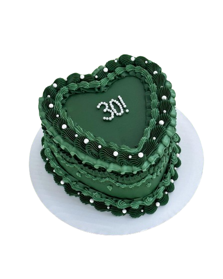 Vintage Heart Cake (#32)