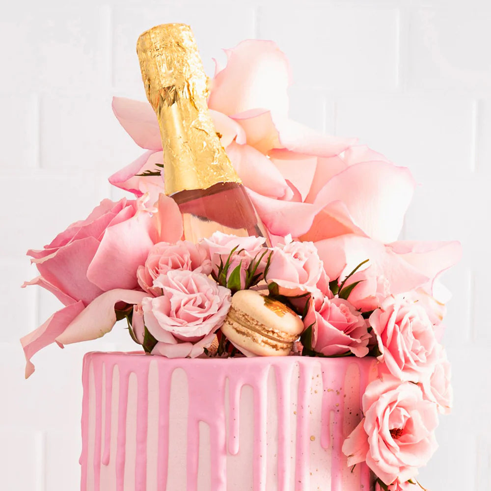 Champagne Rose Cake