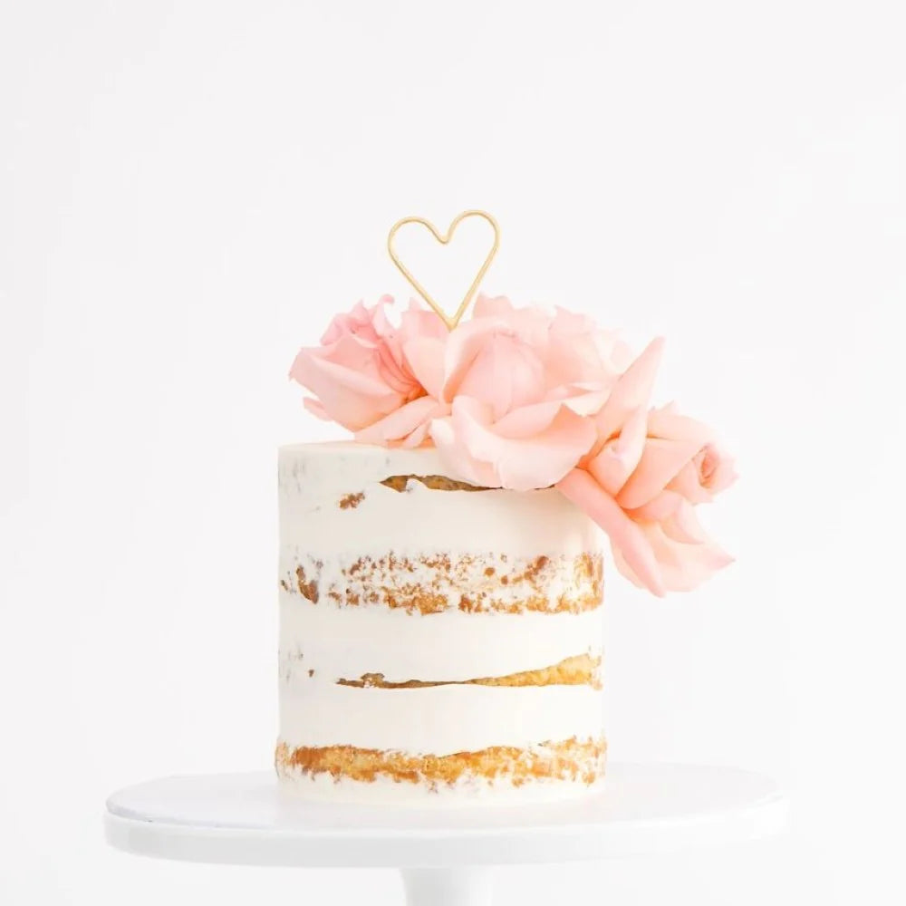 Naked Floral Cake