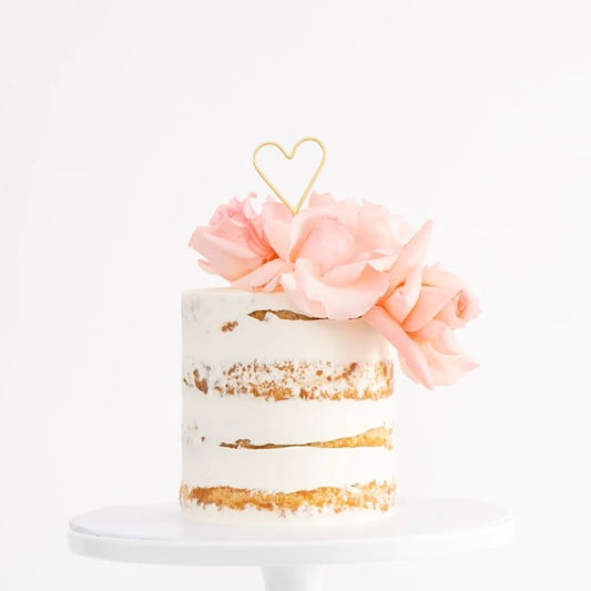 Naked Floral Cake
