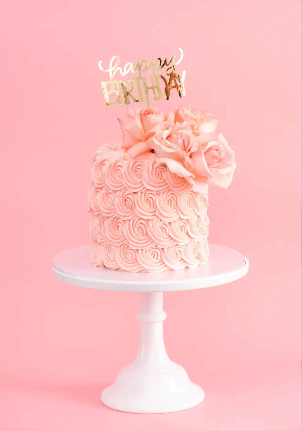 Rosette Cake | Choose Your Color