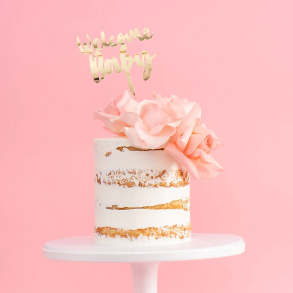 Naked Floral Cake