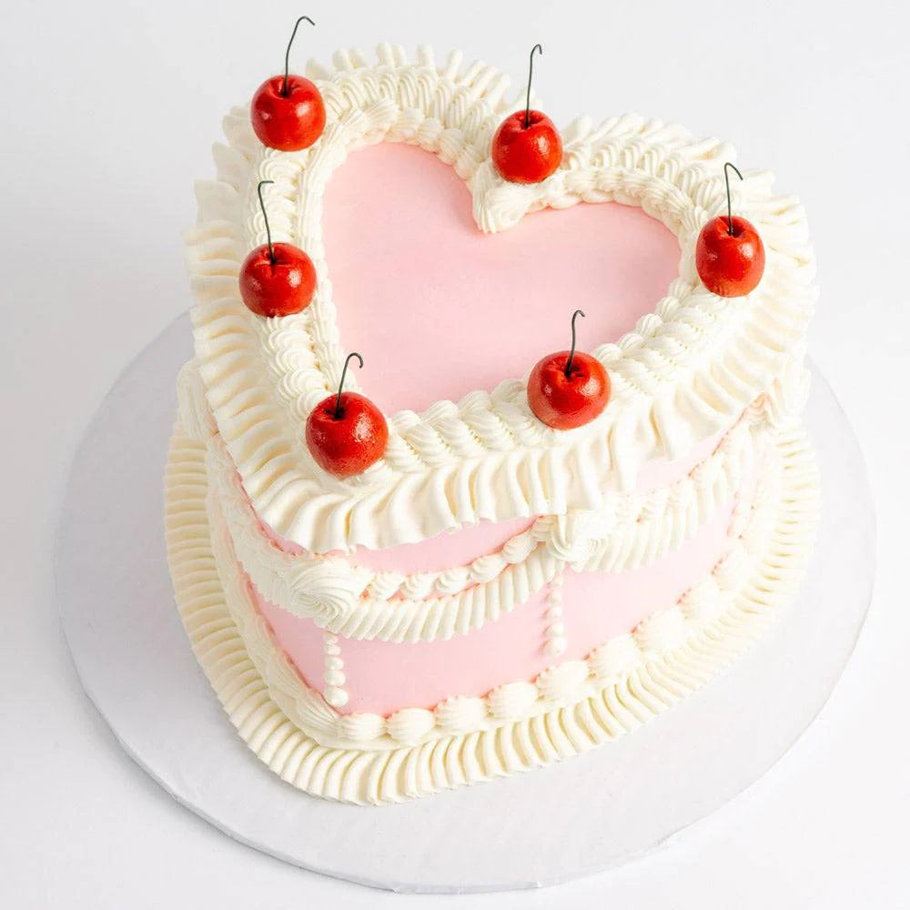 Vintage Heart Cake
