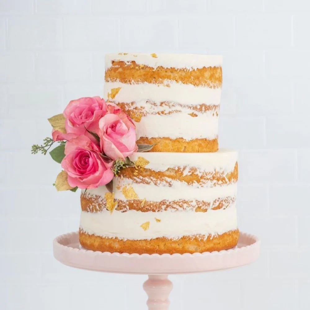 Naked Floral Cake