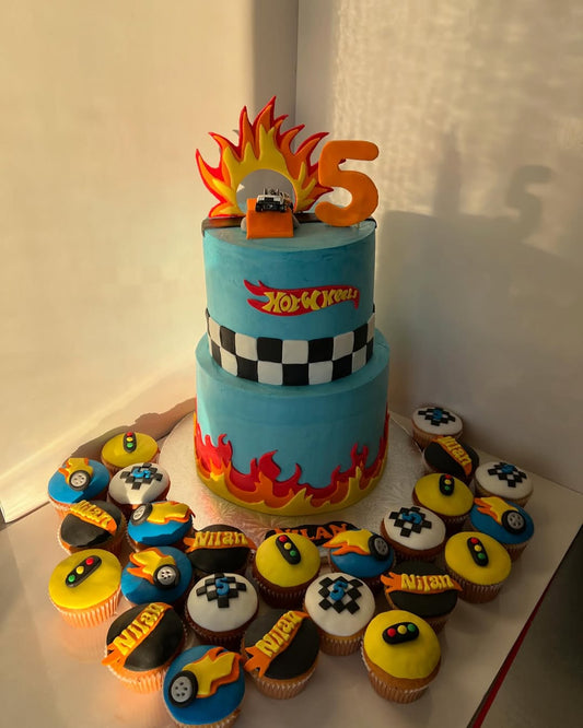Hot Wheels Cupcakes