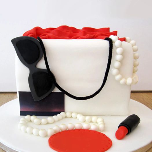 Designer Handbag Foundant Cake