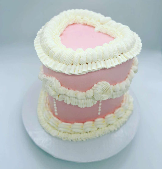 Vintage Heart Cake (#6)
