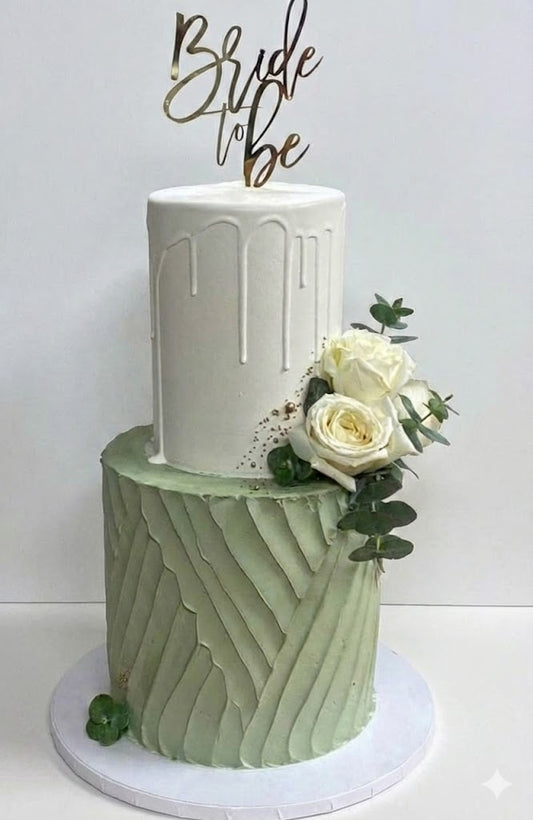 Sage Green Wedding Cake