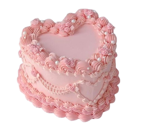Vintage Heart Cake (#19)