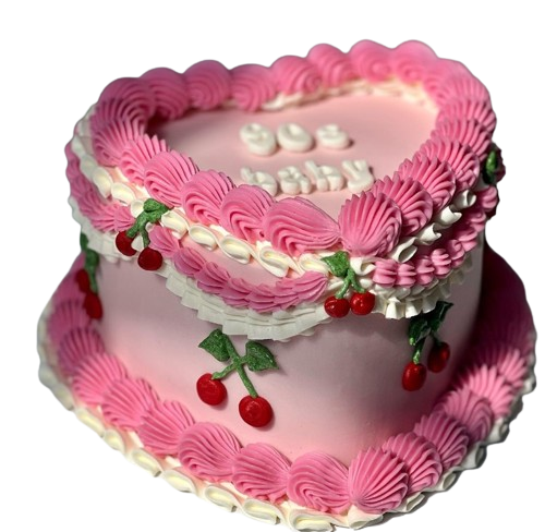 Vintage Heart Cake (#29)