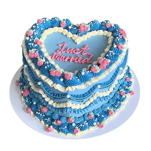 Vintage Heart Cake (#20)