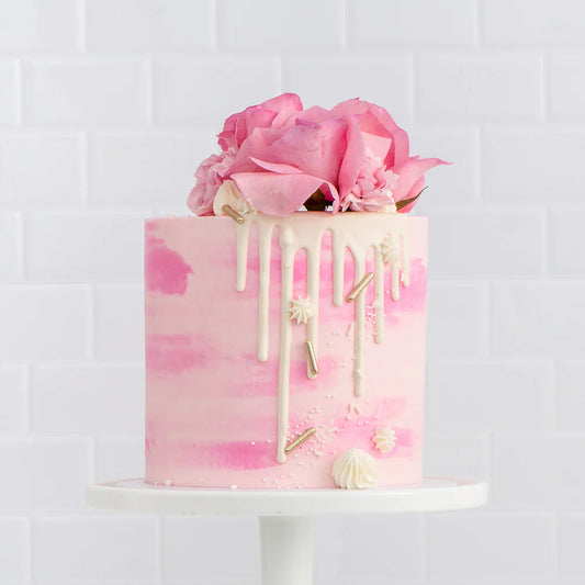 Pink Dolce Flor Cake